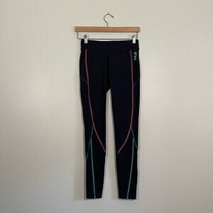Fila • Rainbow Neon Seam Leggings